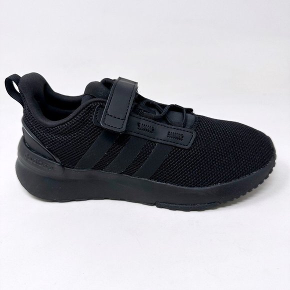 adidas Other - Adidas Racer TR21 C Triple Black Kids Youth Running Trainers GZ9128